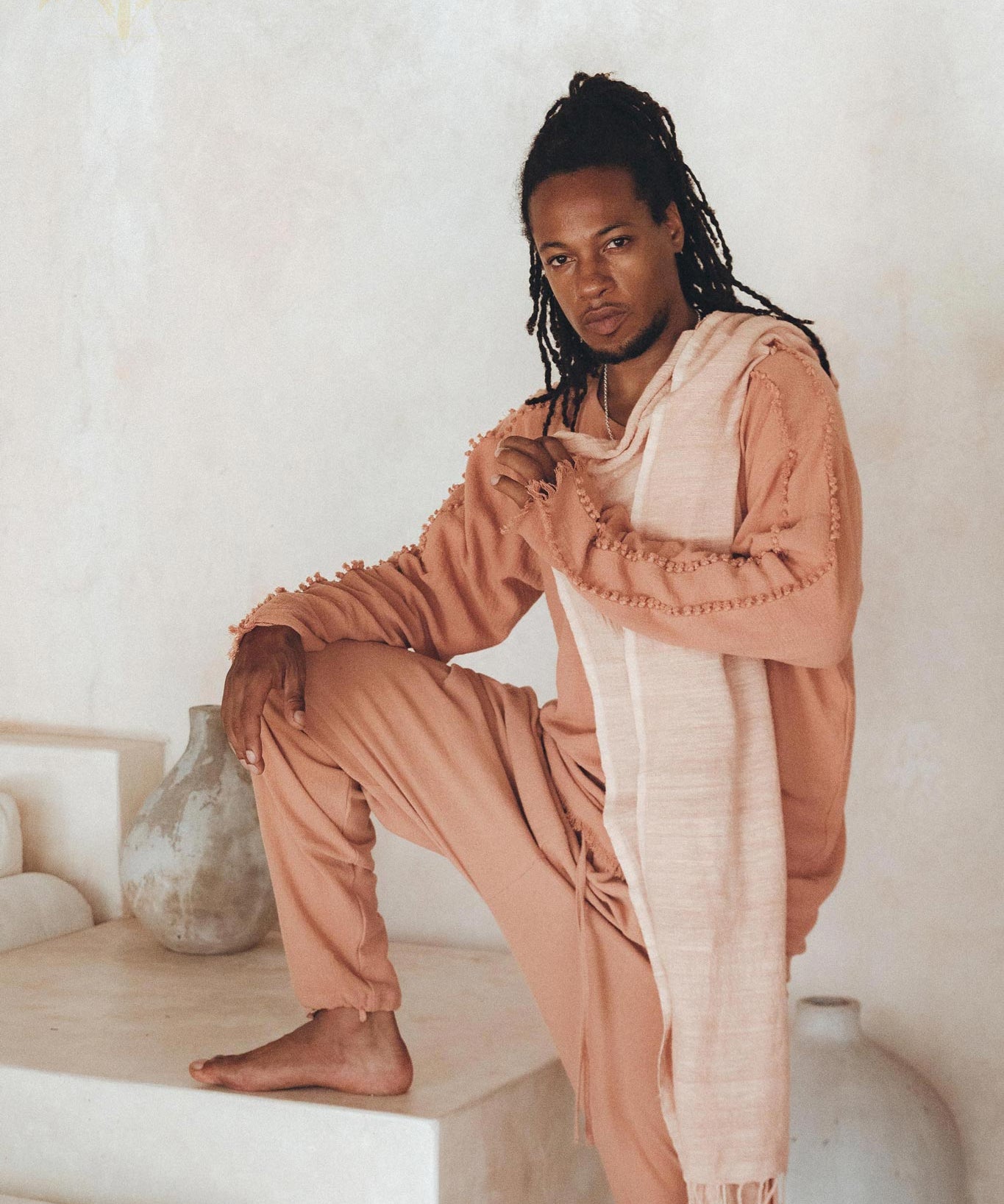 Sandal Wood Colour Long Sleeve Sweatshirts for Men by AYA Sacred Wear