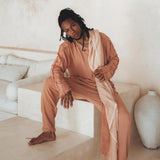 Sandal Wood Colour Long Sleeve Sweatshirts for Men by AYA Sacred Wear