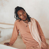 Sandal Wood Colour Long Sleeve Sweatshirts for Men by AYA Sacred Wear