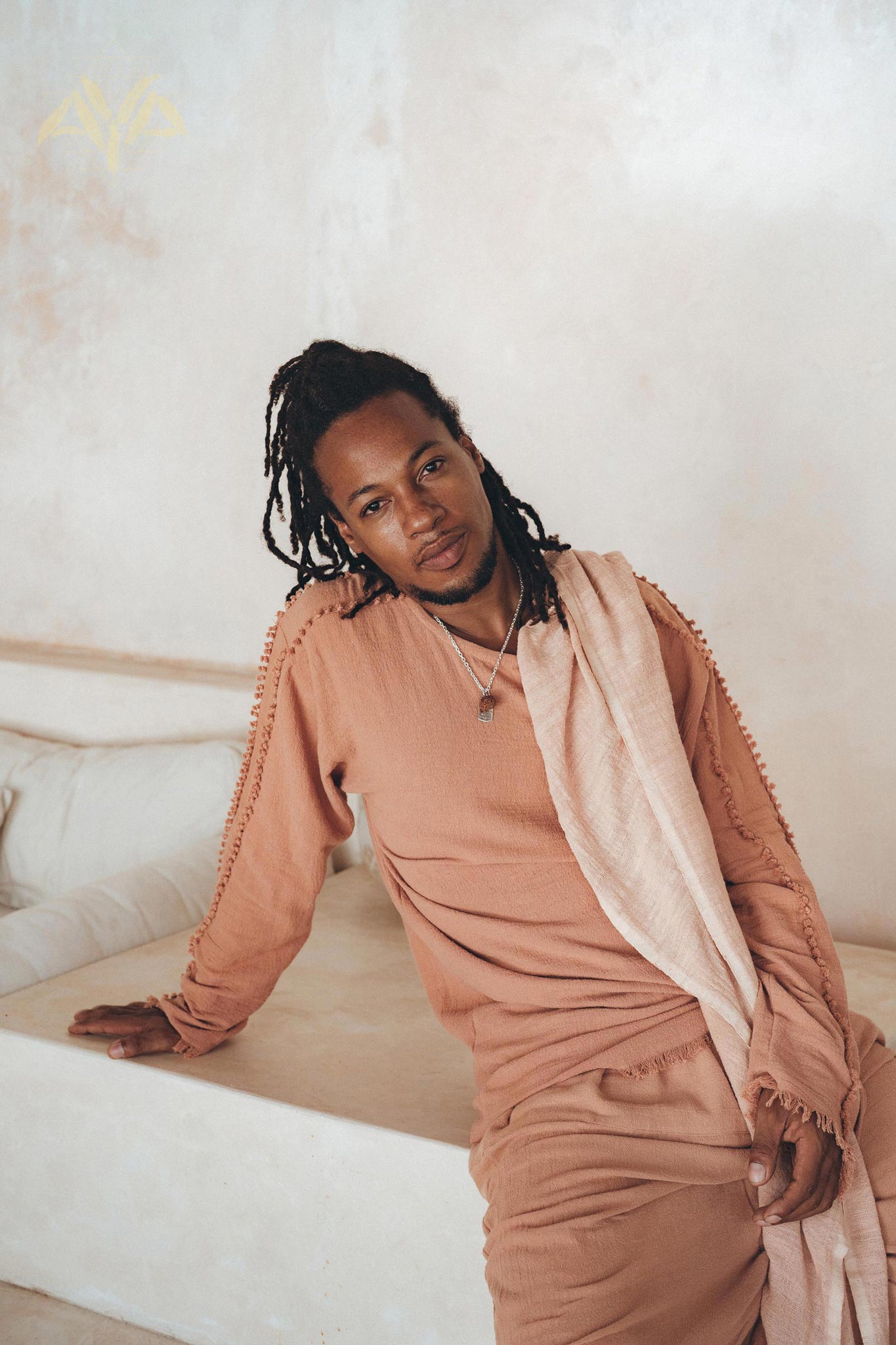 Sandal Wood Colour Long Sleeve Sweatshirts for Men by AYA Sacred Wear