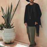 Black Long Sleeve Sweatshirt for Men by AYA Sacred Wear