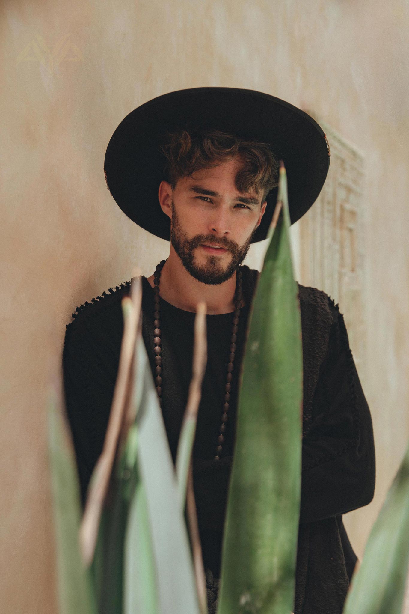 Black Long Sleeve Sweatshirt for Men by AYA Sacred Wear