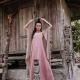 Bamboo Boho Kimono Cover-up, Bridal Cape, Poncho Robe - AYA Sacred Wear