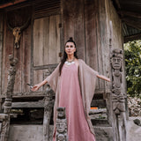 Bamboo Boho Kimono Cover-up, Bridal Cape, Poncho Robe - AYA Sacred Wear