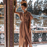 Beige Nomad Spirit Dress (Adjustable size, multiway dress) - AYA SW IDR