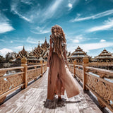 Beige Nomad Spirit Dress (Adjustable size, multiway dress) - AYA SW IDR