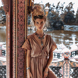 Beige Nomad Spirit Dress (Adjustable size, multiway dress) - AYA SW IDR