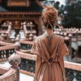 Beige Nomad Spirit Dress (Adjustable size, multiway dress) - AYA SW IDR