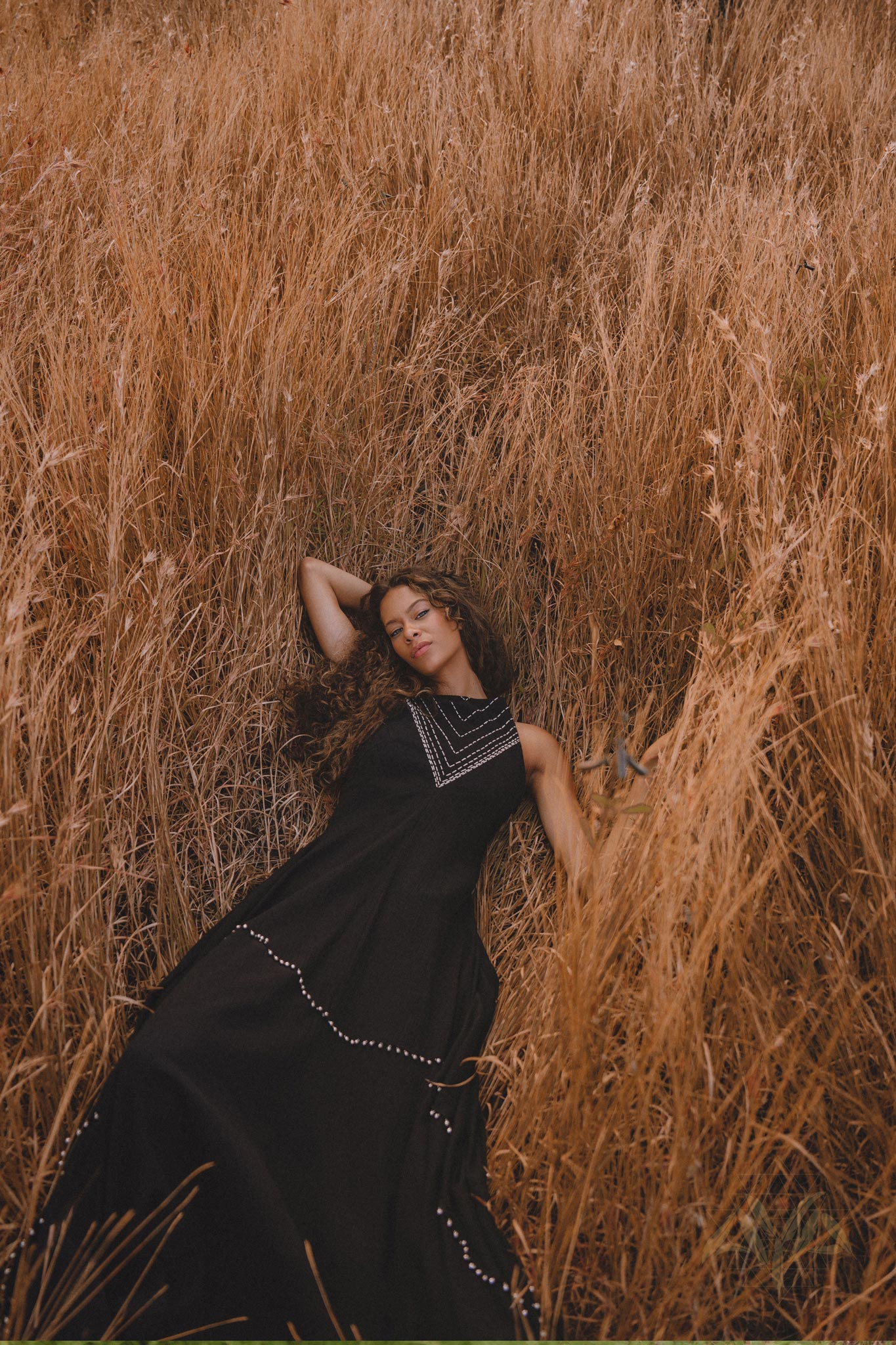 Black Bhakti Dress • Boho Ring Bells Dress • Minimalist Cocktail Dress • Handmade dress - AYA SW IDR