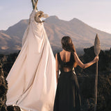 Black Evening Boho Bohemian Maxi Dress - AYA SW IDR