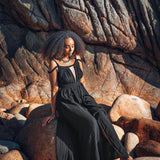 Black Greek Goddess Prom Boho Evening Dress - AYA SW IDR