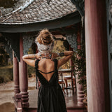 Black Nomad Spirit Dress (Adjustable size, multiway dress) - AYA SW IDR