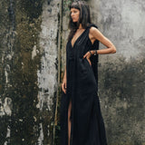 Black Nomad Spirit Dress (Adjustable size, multiway dress) - AYA SW IDR