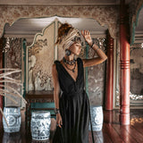 Black Nomad Spirit Dress (Adjustable size, multiway dress) - AYA SW IDR
