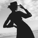 Black Open Shoulders set • Boho Crop Top and Pants • Goth Adjustable Set - AYA SW IDR