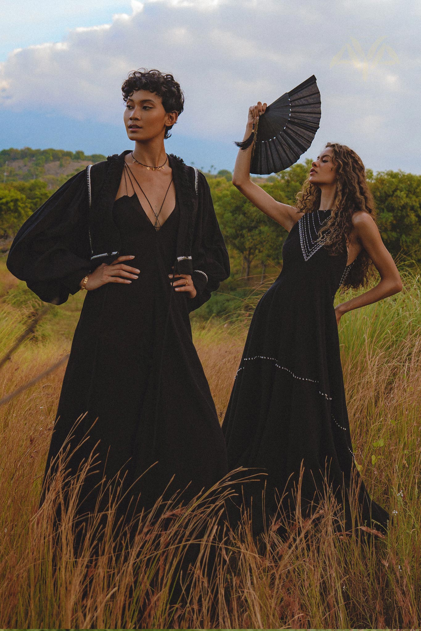 Black Padma Dress • Cocktail Summer Dress • Minimalist Elegant Open Back Dress - AYA SW IDR