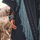Black Poncho • Bohemian Poncho • Plus Size Clothing - AYA SW IDR