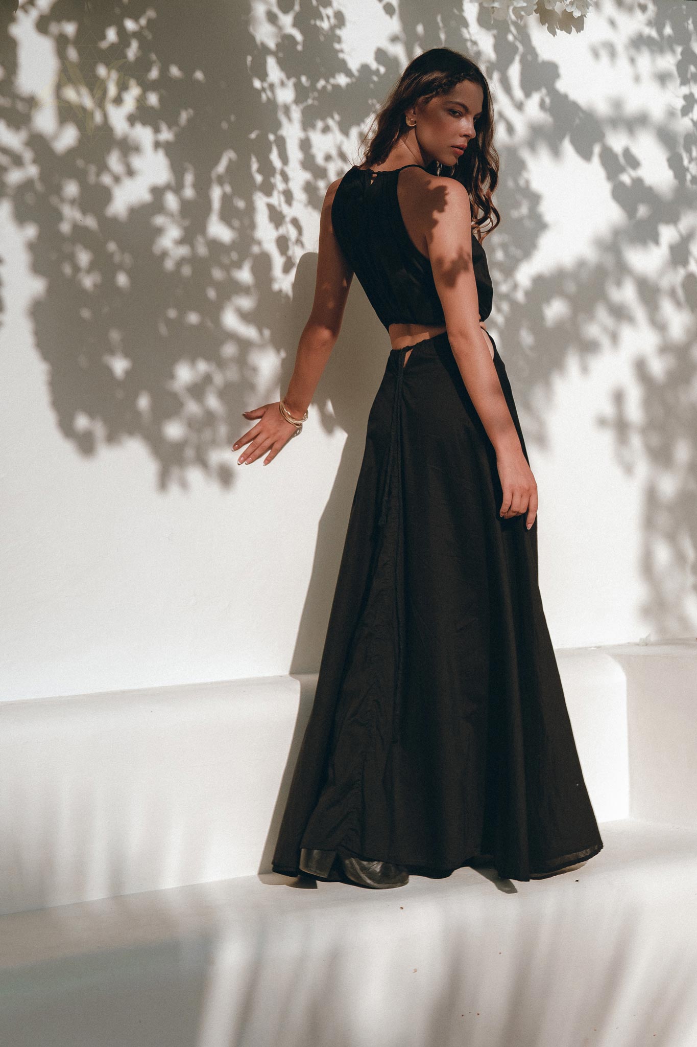Black Prom Handmade Dress • Boho Dress for Women • Boho Bridesmaid Dress - AYA SW IDR