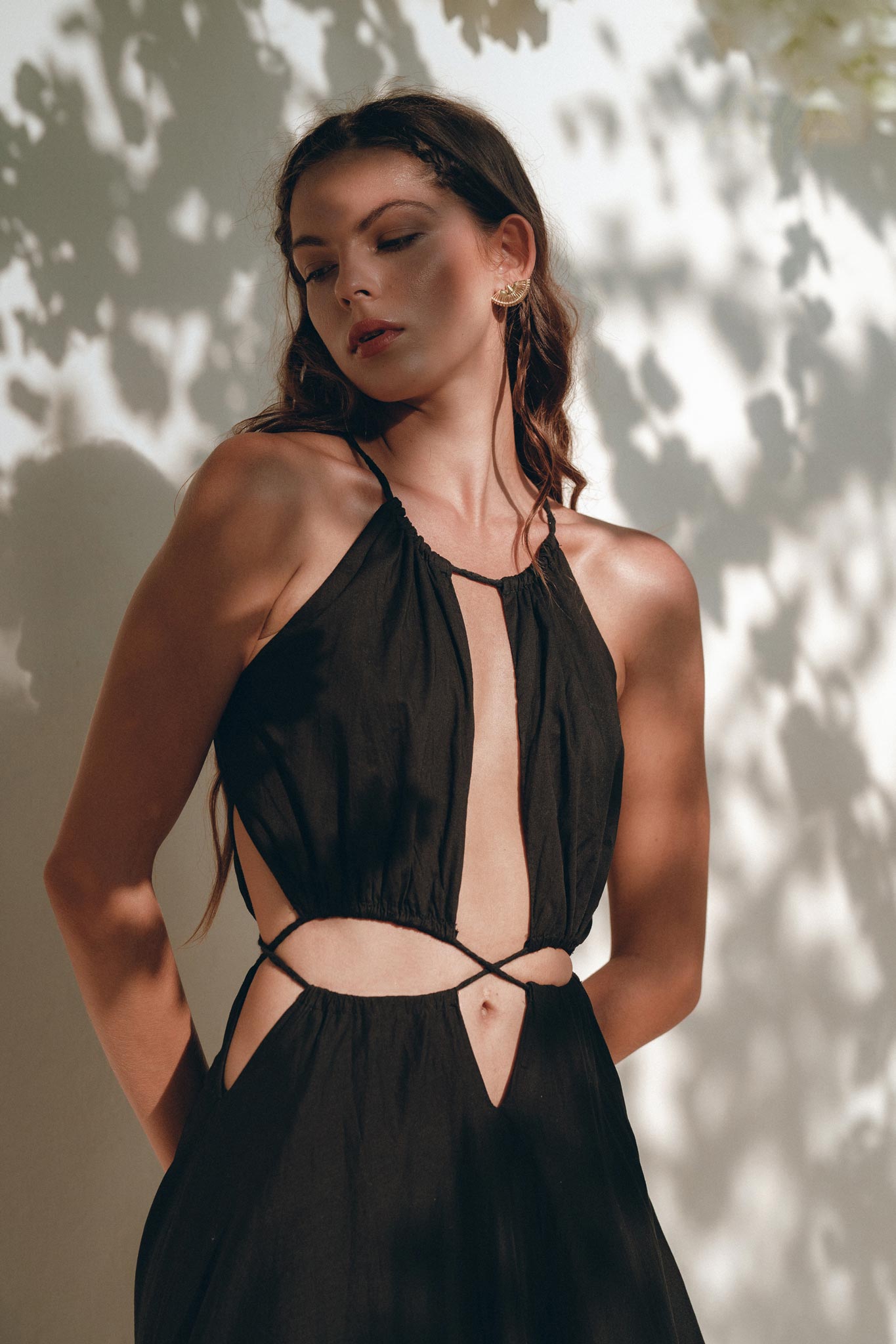 Black Prom Handmade Dress • Boho Dress for Women • Boho Bridesmaid Dress - AYA SW IDR