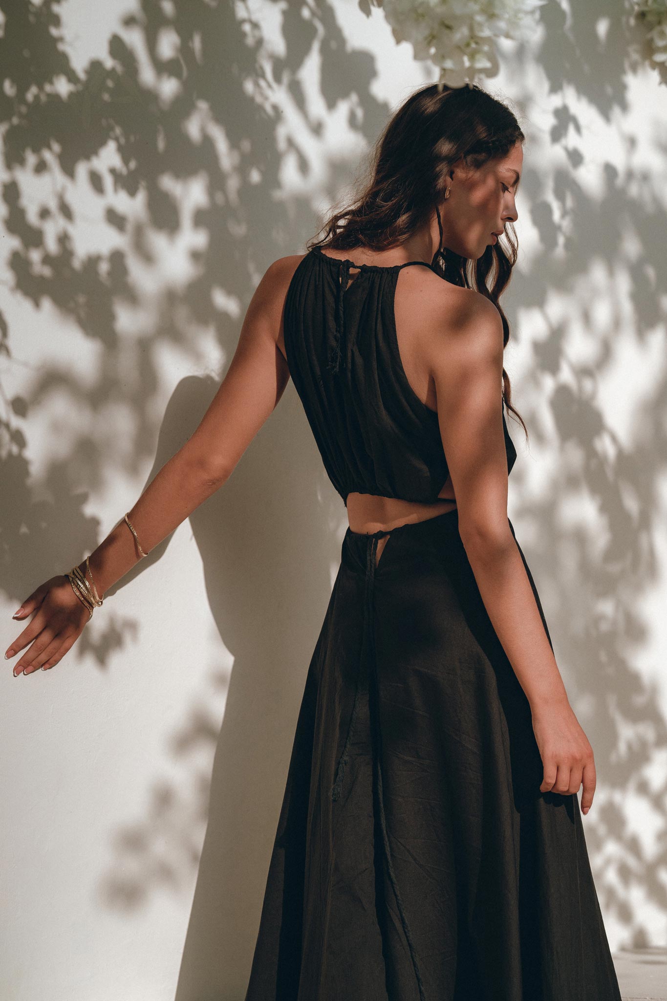 Black Prom Handmade Dress • Boho Dress for Women • Boho Bridesmaid Dress - AYA SW IDR