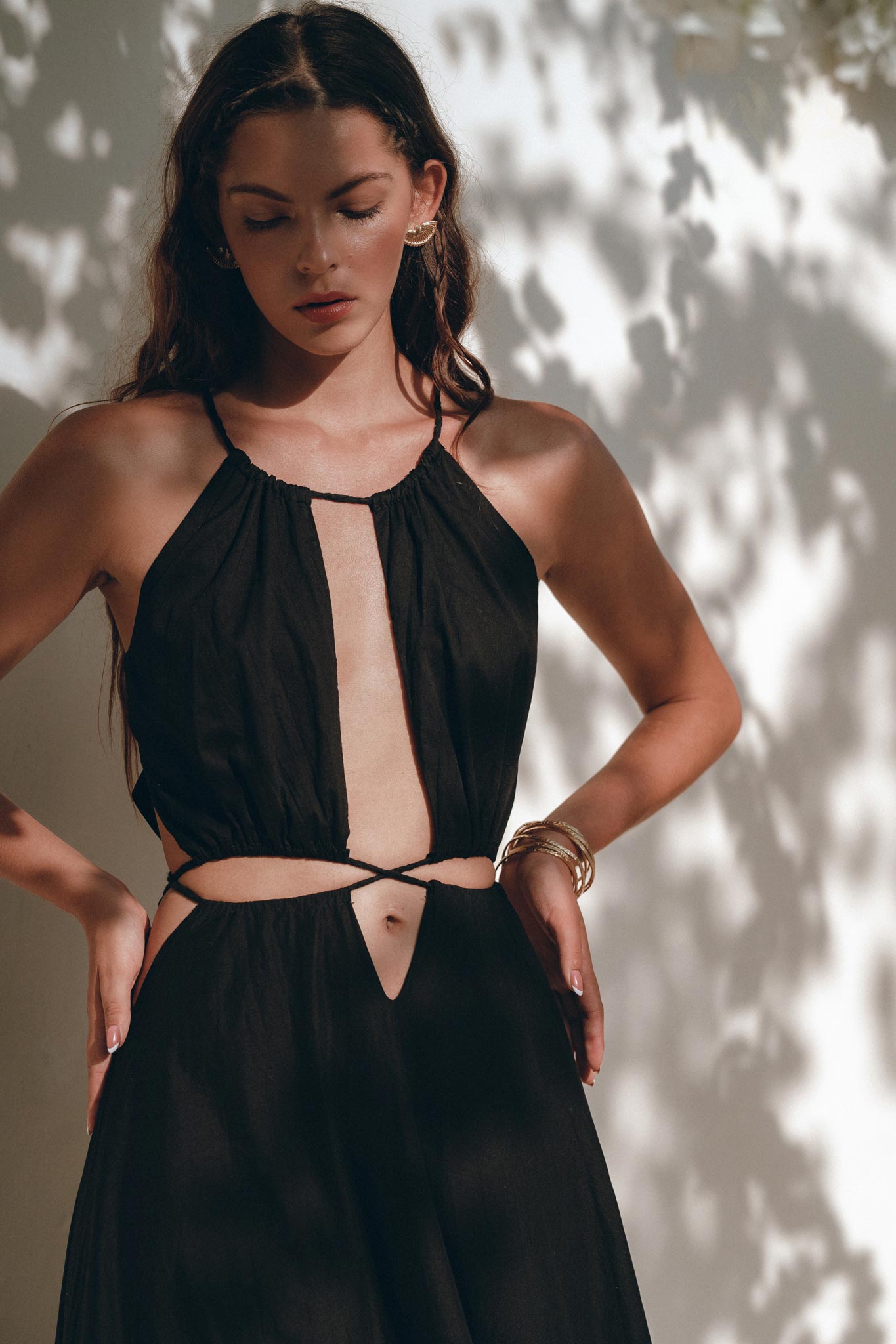 Black Prom Handmade Dress • Boho Dress for Women • Boho Bridesmaid Dress - AYA SW IDR