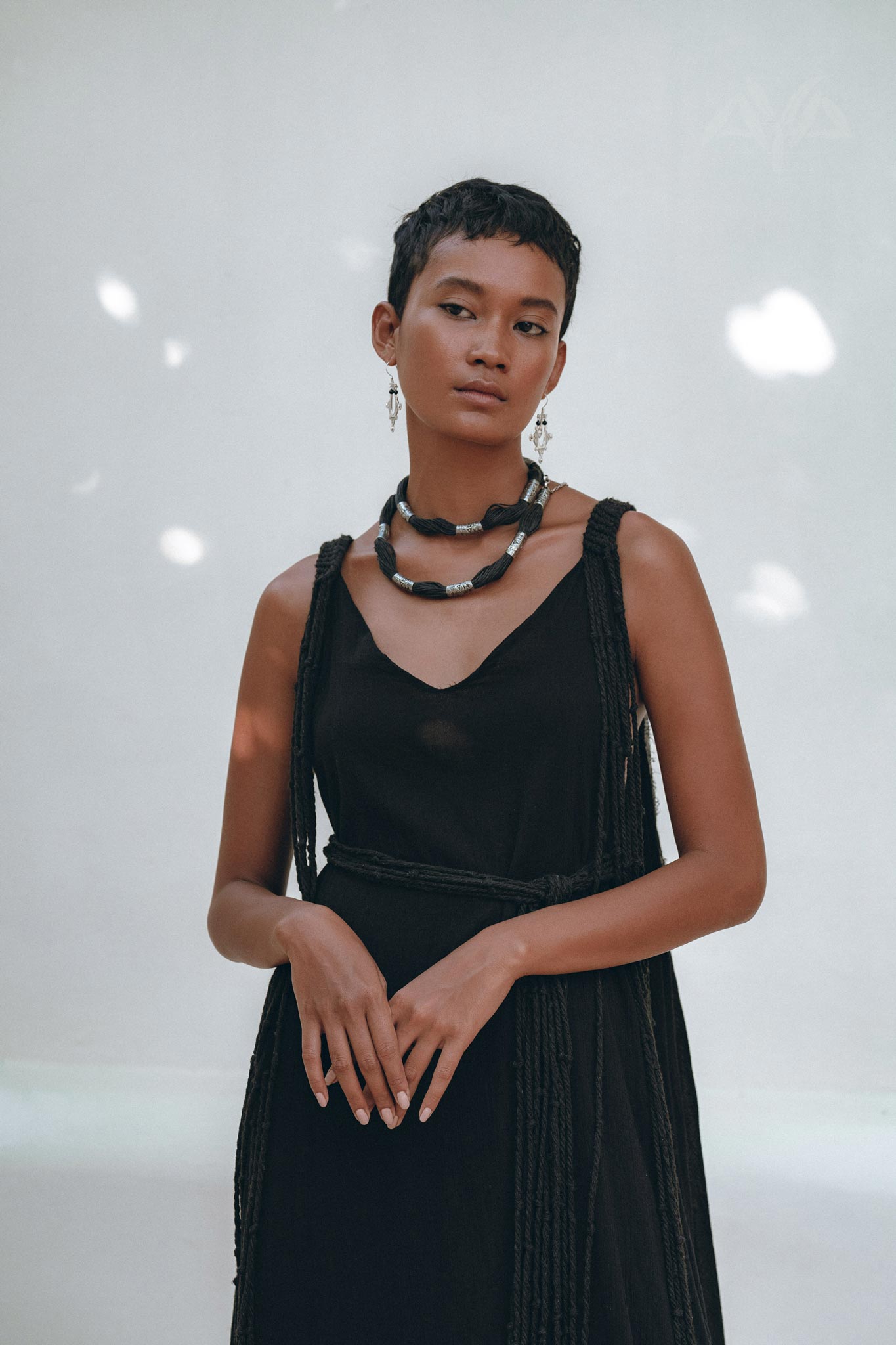 Black Wedding Dress • Boho Multiway Maxi Black Bridesmaid Dress - AYA SW IDR