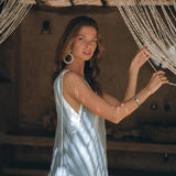 Bohemian Dress • Boho Handwoven and Hand - Loomed Dress - AYA SW IDR