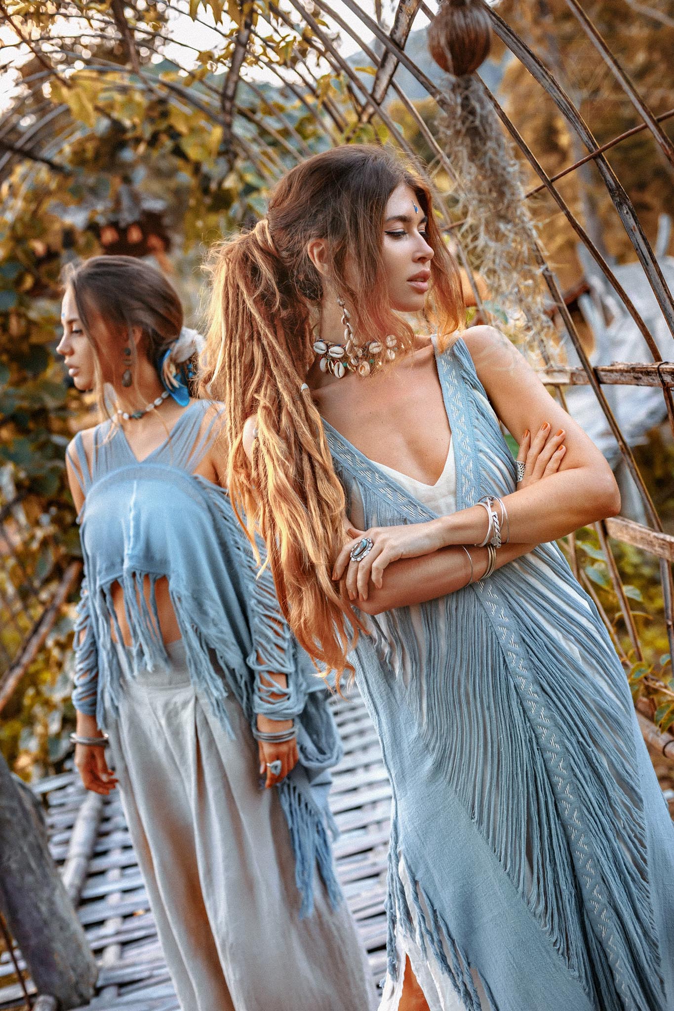 Bohemian Dress • Boho Handwoven and Hand - Loomed Dress - AYA SW IDR