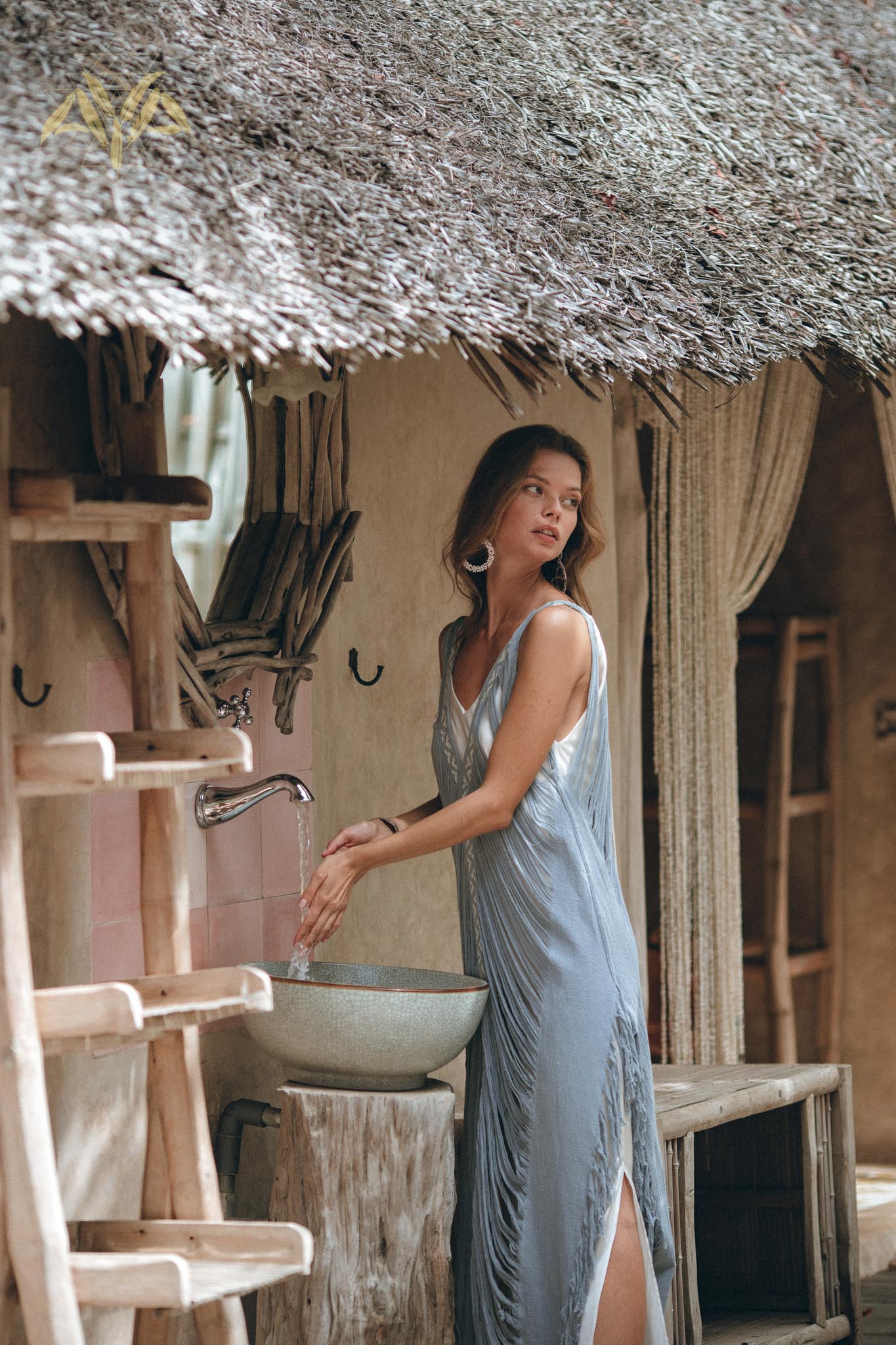 Bohemian Dress • Boho Handwoven and Hand - Loomed Dress - AYA SW IDR