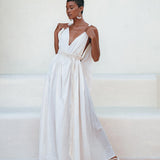 Boho Beach Macrame Wedding Dress • Off - White Multiway Bohemian Dress - AYA SW IDR