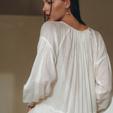 Boho Dress for Women • Off White Bohemian Prom Dress • Light Summer Dress - AYA SW IDR