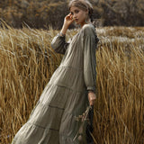 Boho Dress for Women • Pale Green Bohemian Prom Dress • Summer Dress - AYA SW IDR
