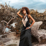 Boho Dress • Organic Bohemian Dress • Sleeveless Party Dress • Prom Dress - AYA SW IDR