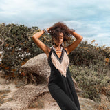 Boho Dress • Organic Bohemian Dress • Sleeveless Party Dress • Prom Dress - AYA SW IDR