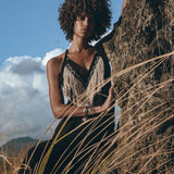 Boho Dress • Organic Bohemian Dress • Sleeveless Party Dress • Prom Dress - AYA SW IDR
