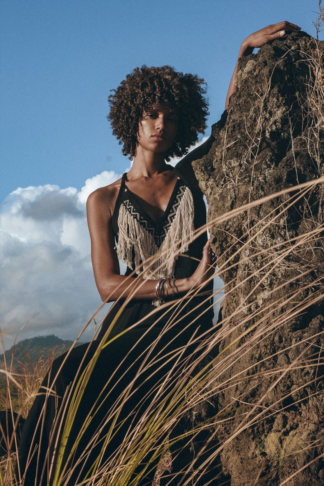 Boho Dress • Organic Bohemian Dress • Sleeveless Party Dress • Prom Dress - AYA SW IDR