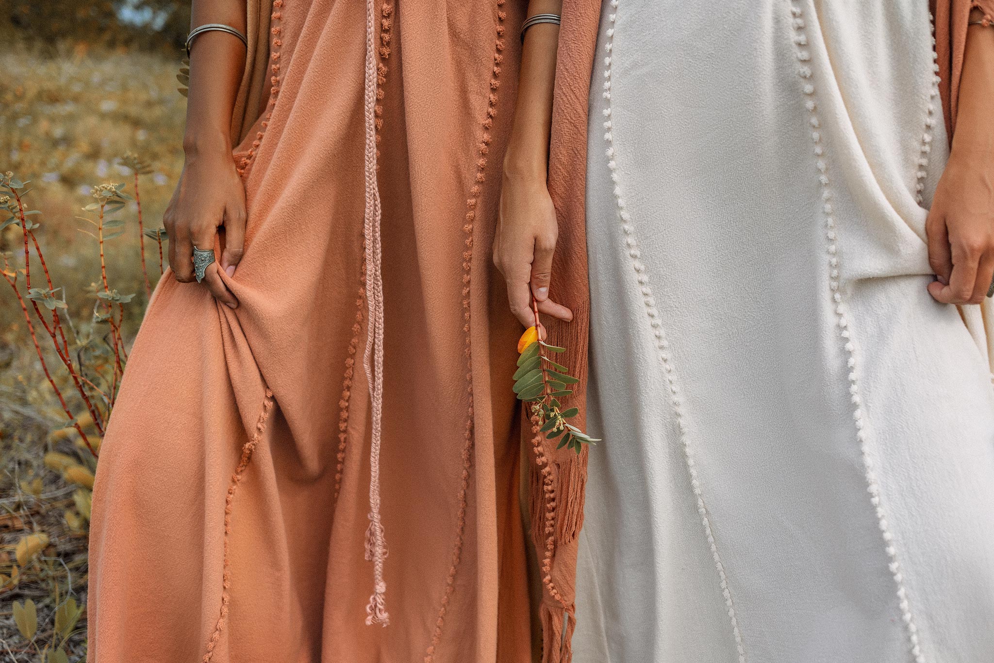 Boho Goddess Dress • Bohemian Dress • Dusty Pink Open Back Dress - AYA SW IDR