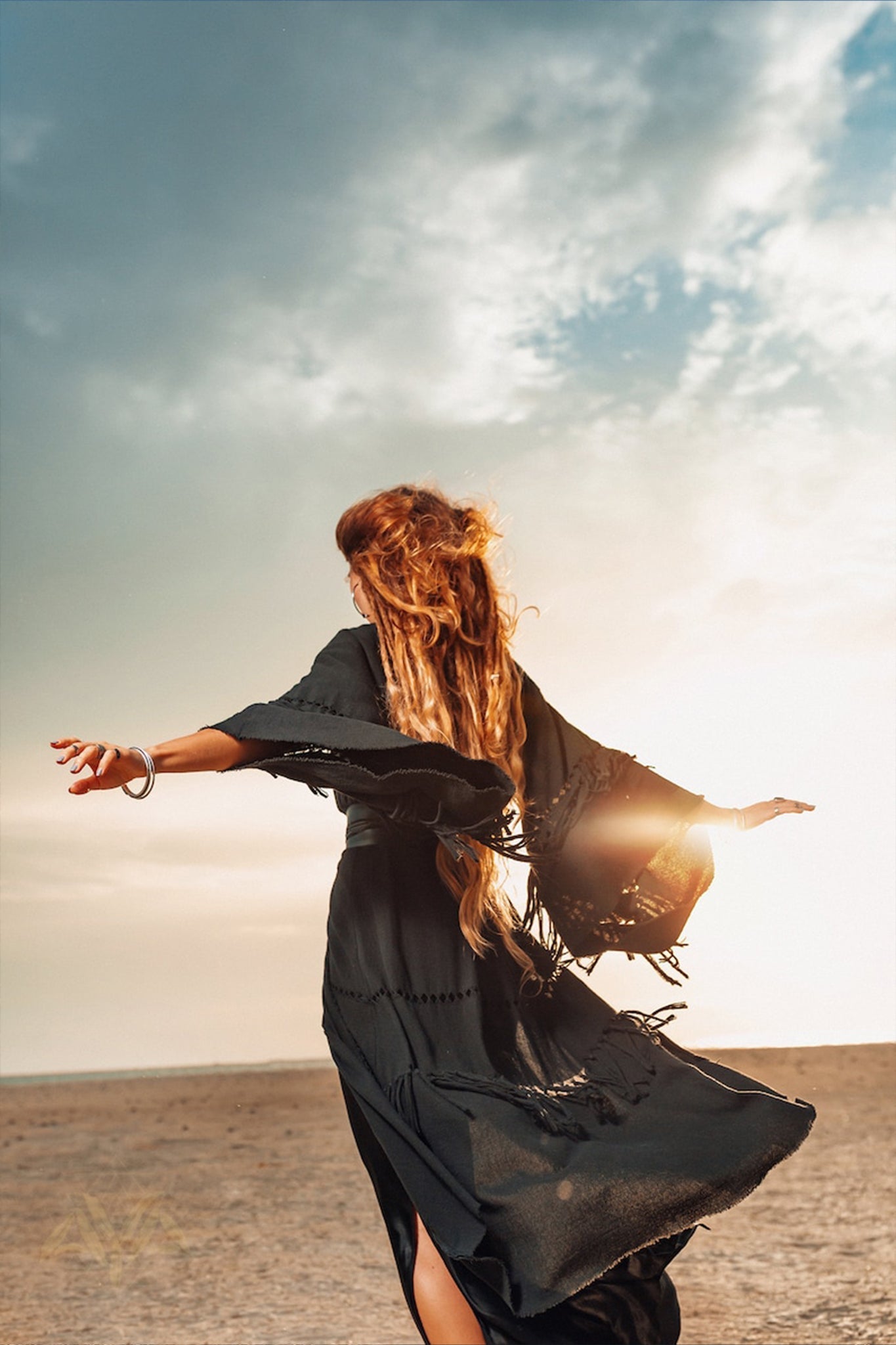 Boho Kimono Cover Up • Wide Sleeve Cardigan Mantle • Cape for Women - AYA SW IDR