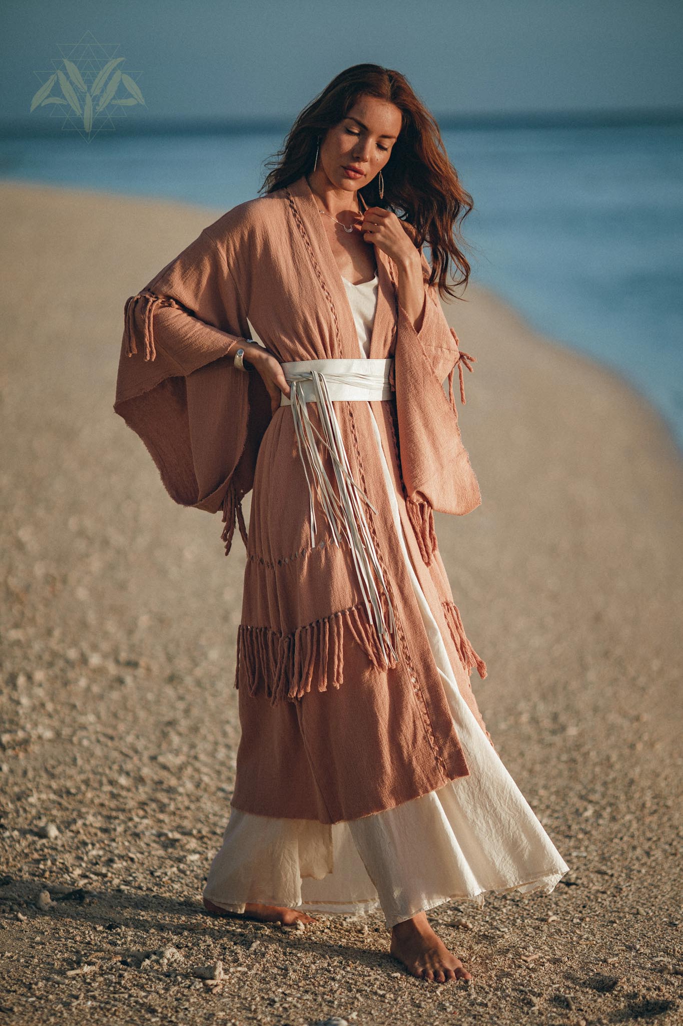 Boho Kimono Cover Up • Wide Sleeve Cardigan Mantle • Cape for Women - AYA SW IDR