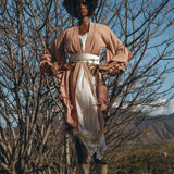 Boho Kimono Cover Up • Wide Sleeve Cardigan Mantle • Cape for Women - AYA SW IDR
