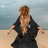 Boho Kimono Cover Up • Wide Sleeve Cardigan Mantle • Cape for Women - AYA SW IDR