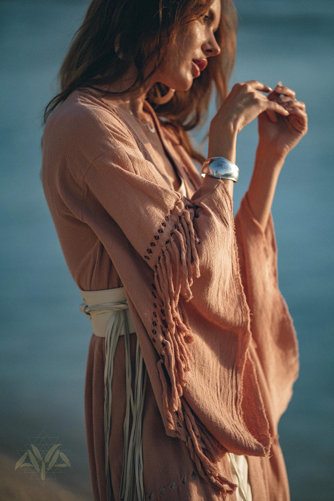 Boho Kimono Cover Up • Wide Sleeve Cardigan Mantle • Cape for Women - AYA SW IDR