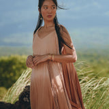Boho Macrame Bridesmaid Dress • Dusty Pink Multiway Dress • Goddess Dress - AYA SW IDR