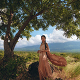 Boho Macrame Bridesmaid Dress • Dusty Pink Multiway Dress • Goddess Dress - AYA SW IDR