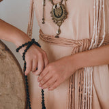Boho Macrame Bridesmaid Dress • Dusty Pink Multiway Dress • Goddess Dress - AYA SW IDR