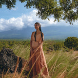 Boho Macrame Bridesmaid Dress • Dusty Pink Multiway Dress • Goddess Dress - AYA SW IDR