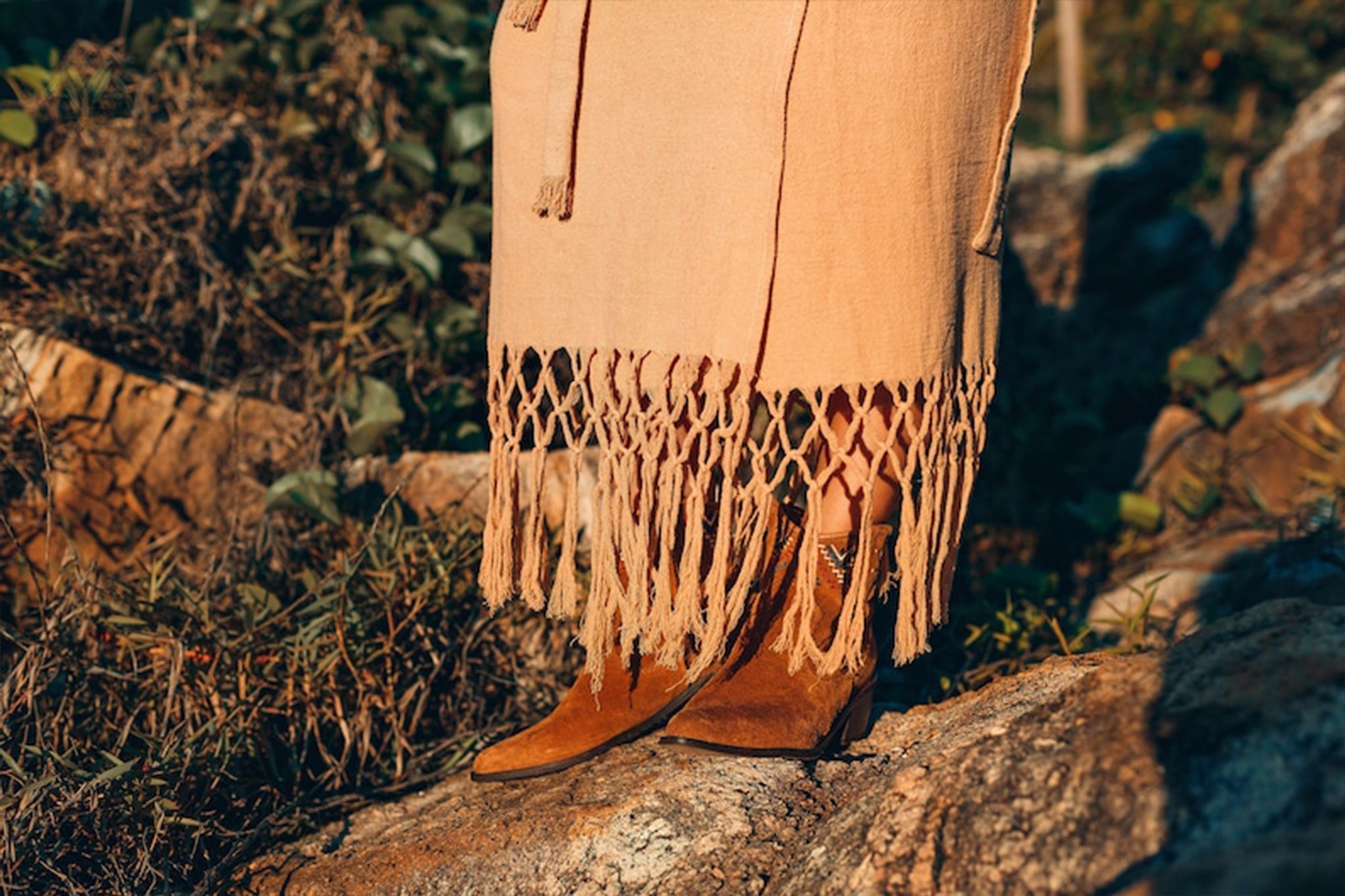 Boho Maxi Skirt • Long Cotton Skirt • Bohemian Skirt • Goddess Skirt - AYA SW IDR