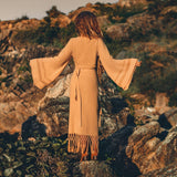 Boho Maxi Skirt • Long Cotton Skirt • Bohemian Skirt • Goddess Skirt - AYA SW IDR
