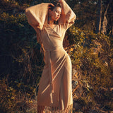 Boho Maxi Skirt • Long Cotton Skirt • Bohemian Skirt • Goddess Skirt - AYA SW IDR
