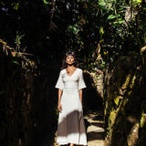 Boho Simple Wedding Dress "Cristal de Floresta" - AYA SW IDR